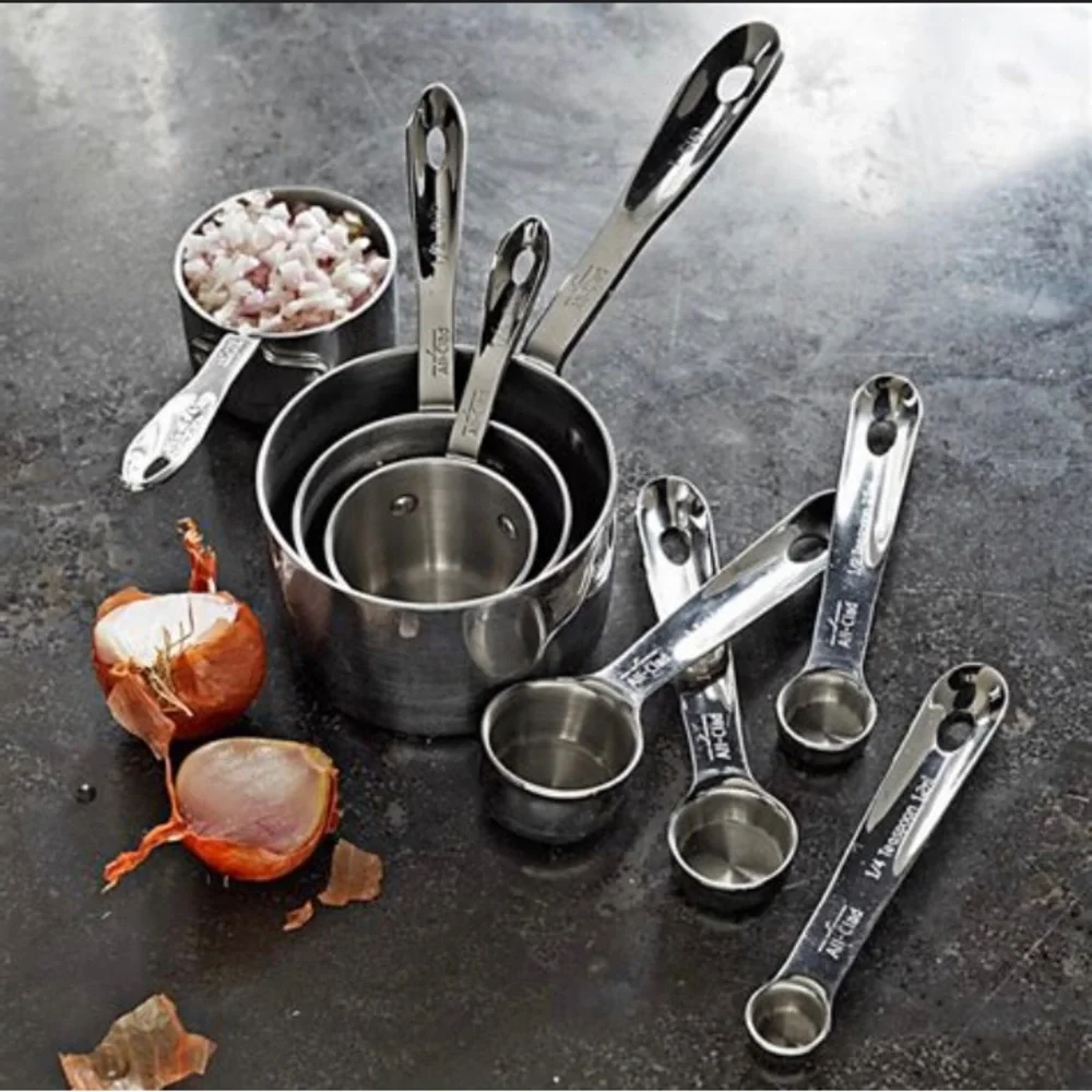 All-Clad Measuring Cups Spoons 8 Pc Set